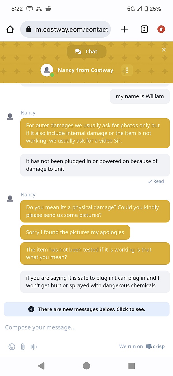 Costway Reviews 6,460 Reviews of Sitejabber