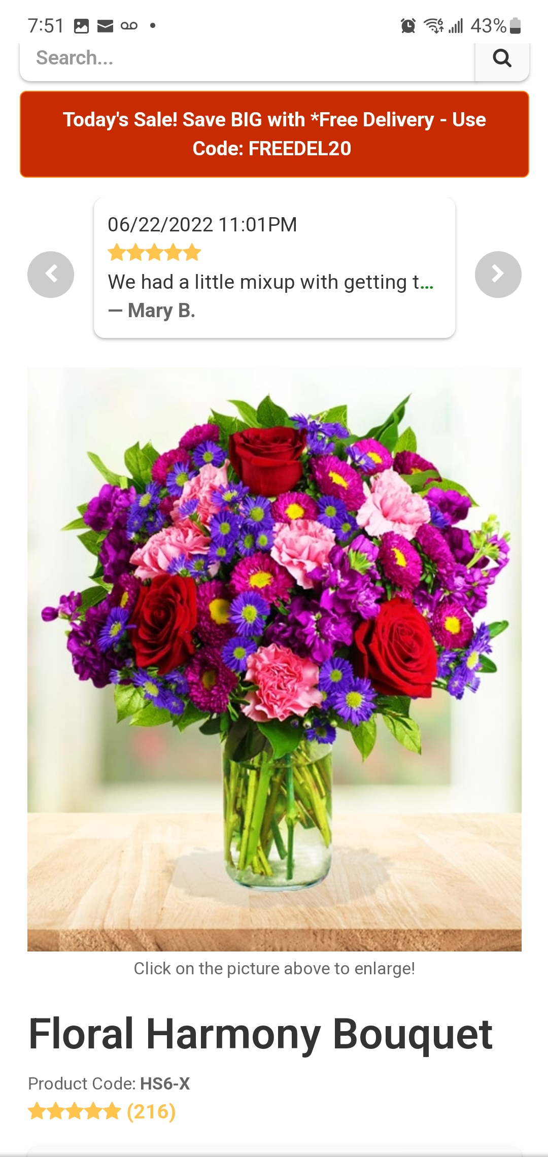 Avas Flowers Reviews 208 Reviews of Sitejabber