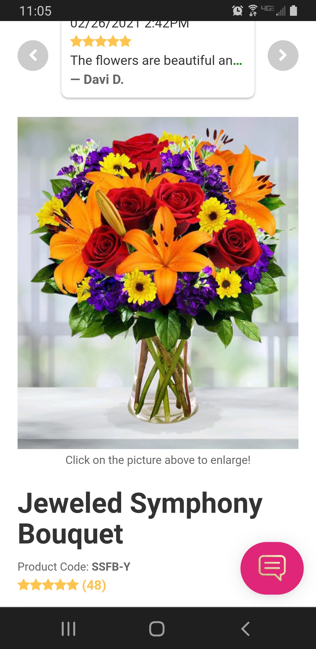 Avas Flowers Reviews 381 Reviews of Sitejabber