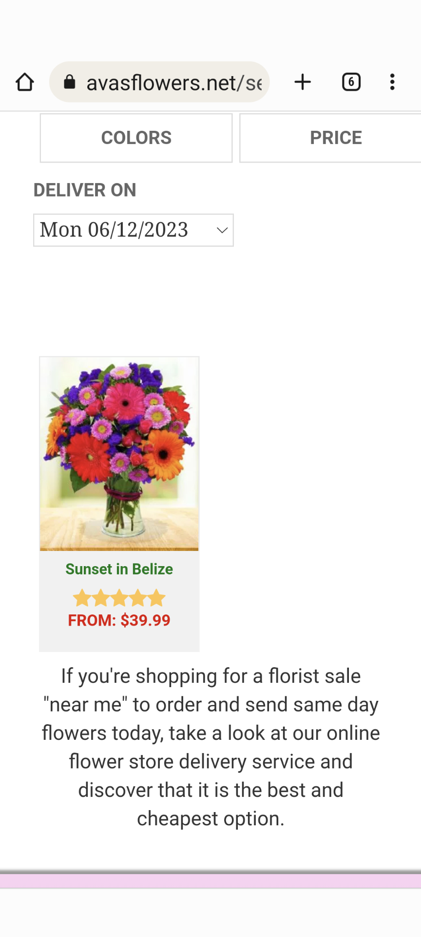Avas Flowers Reviews 411 Reviews of Sitejabber