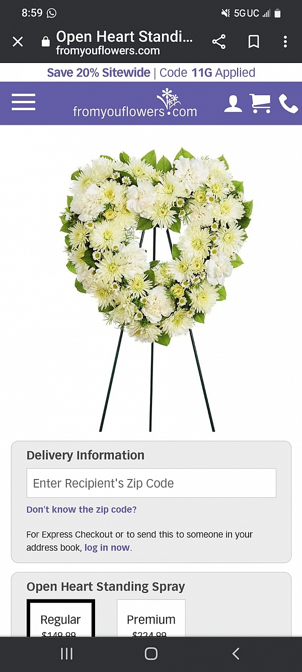 Avas Flowers Reviews 226 Reviews of Sitejabber