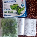 CUTE SUNLIGHT 2125 T4 Educational DIY 4 in 1 Solar Robot Kits Puzzling Toy - Green