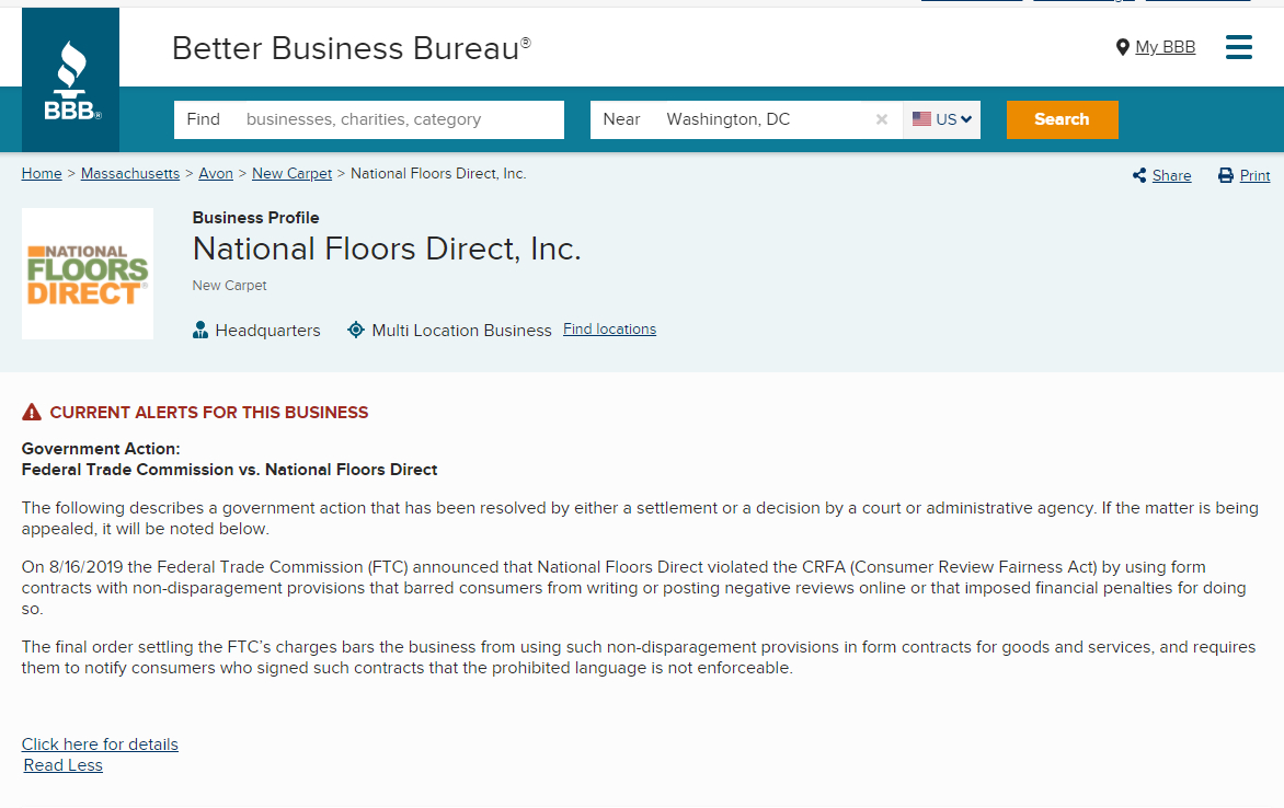 National Floors Direct Reviews 16 Reviews Of Nationalfloorsdirect Com Sitejabber