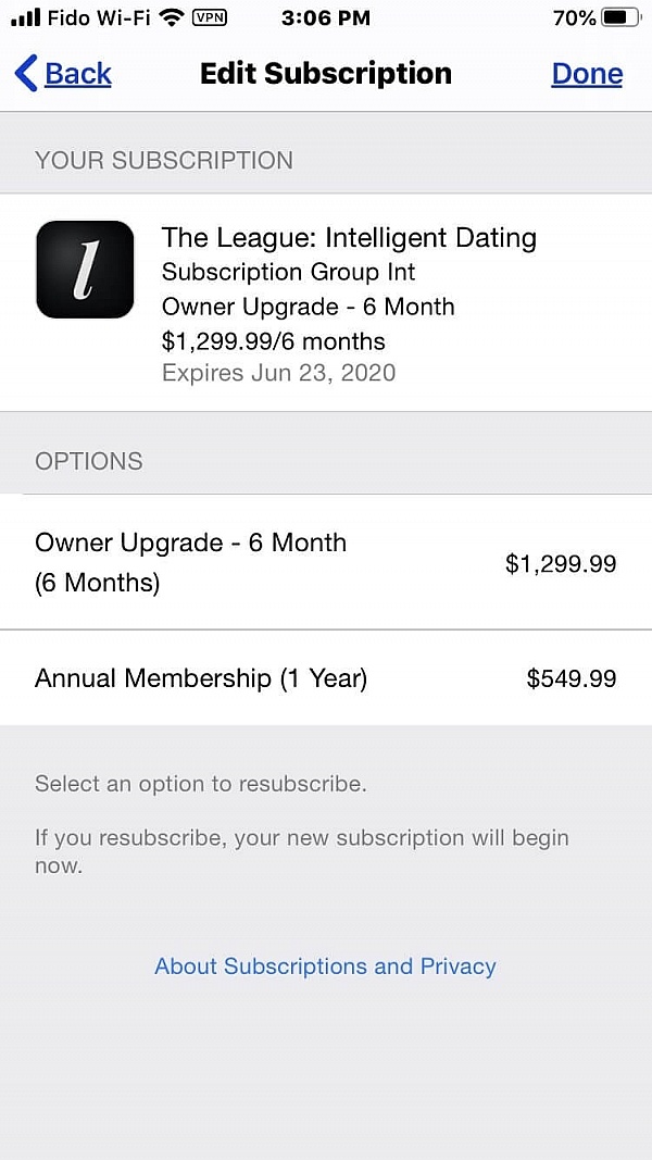 The League product 0