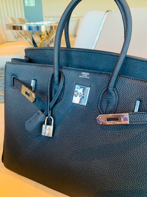 Replica Hermes Birkin 30cm 35cm Bag In Blue Lin Clemence Leather Fake At  Cheap Price