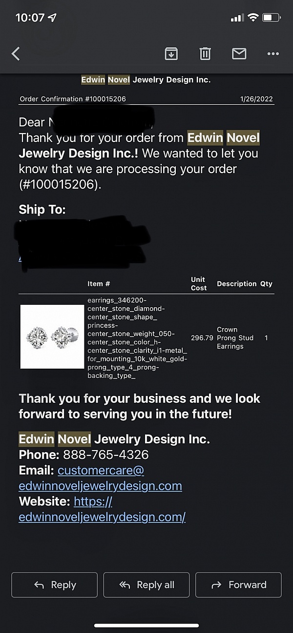 Edwin Novel Jewelry Design Reviews 313 Reviews of