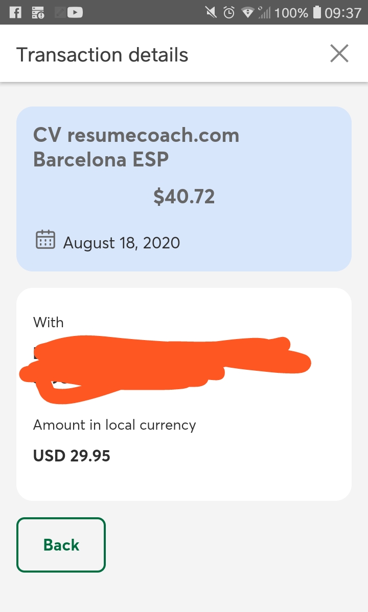 resumecoach refund