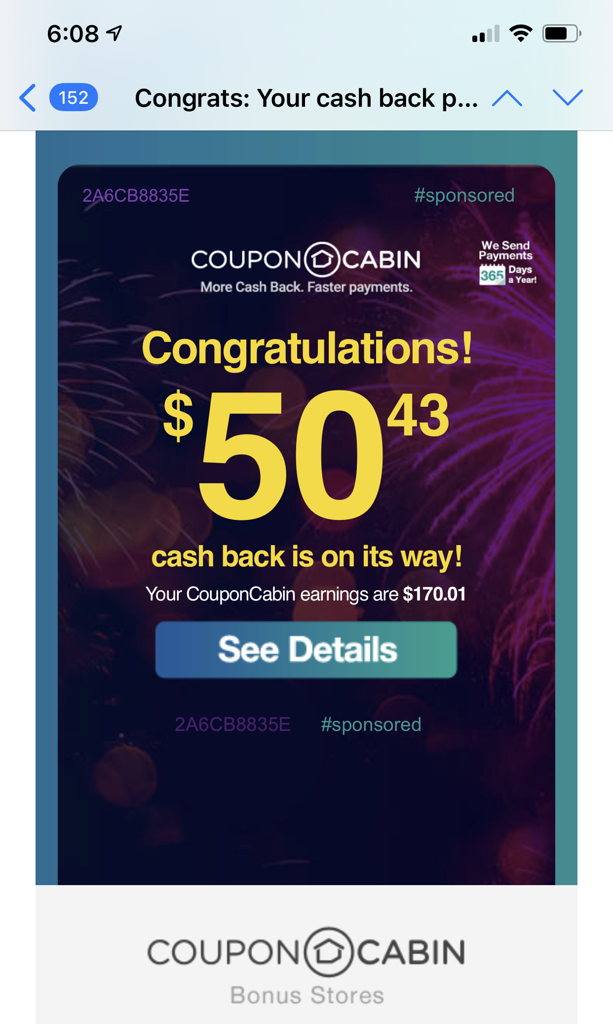 couponcabin scam