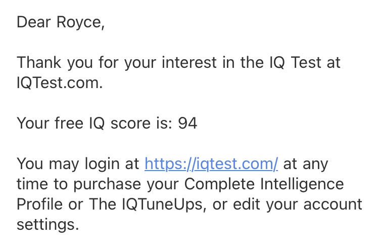 Try free the best IQ Test online, Accurate IQ Test