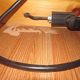 This is under the oven, after they did a "deep clean".