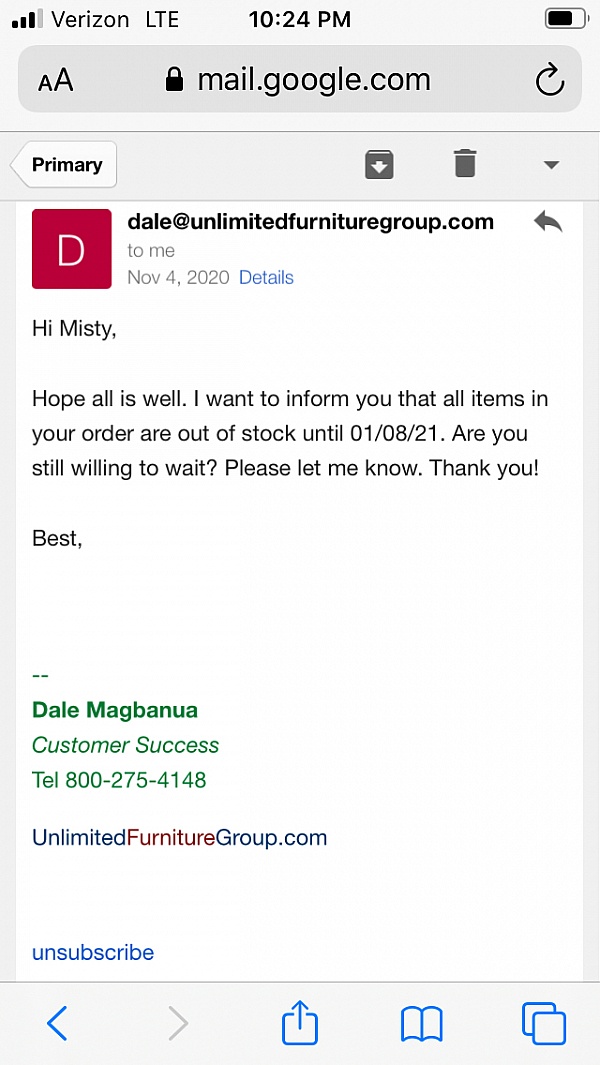 Unlimited Furniture Reviews 129 Reviews of