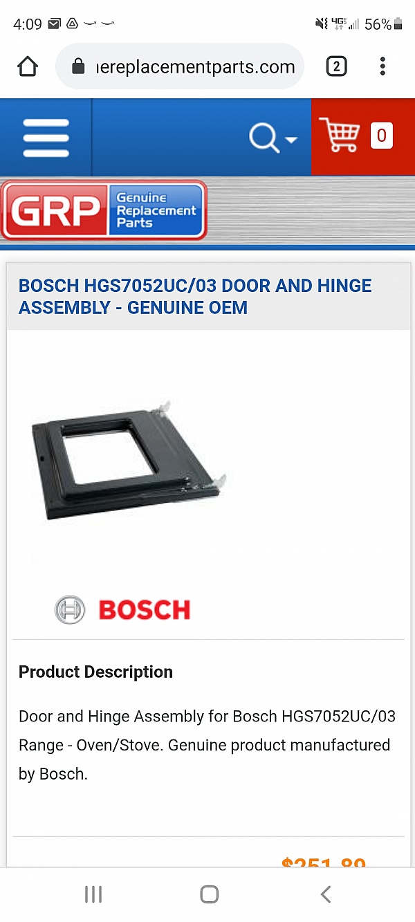 Genuine Replacement Parts Reviews 84,956 Reviews of