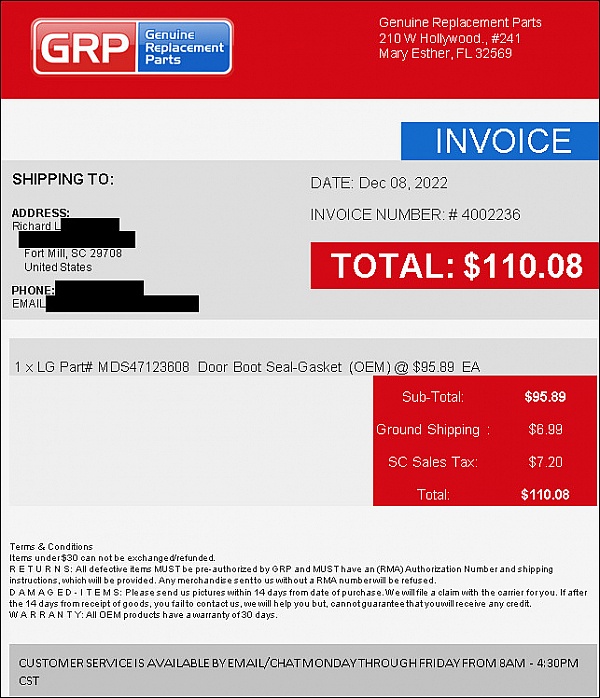 Genuine Replacement Parts Reviews 85,175 Reviews of