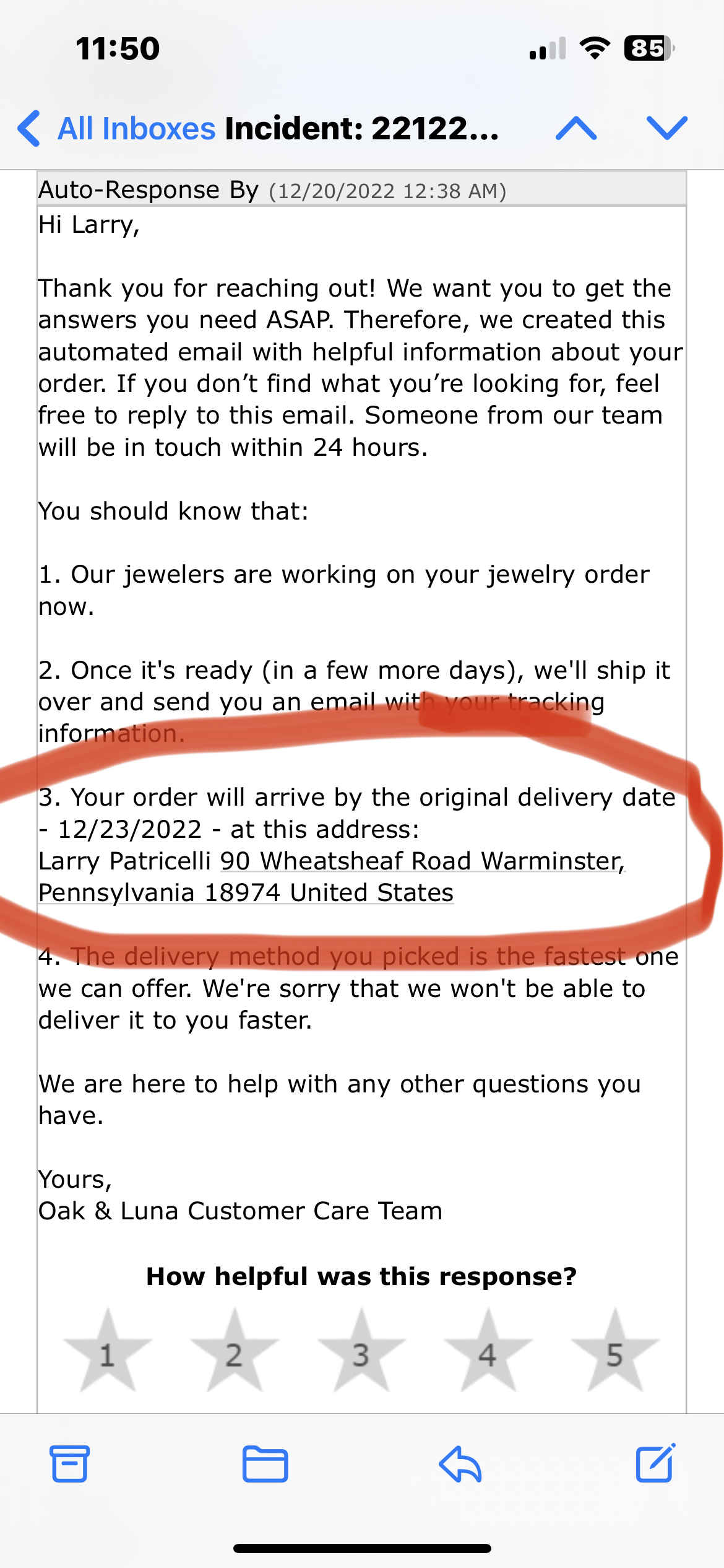 Oak & luna Reviews 316 Reviews of Sitejabber