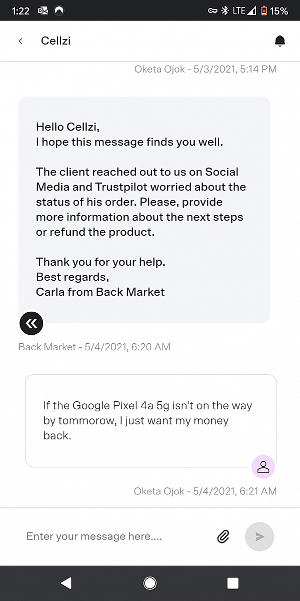 Back Market Reviews 303 Reviews of Sitejabber