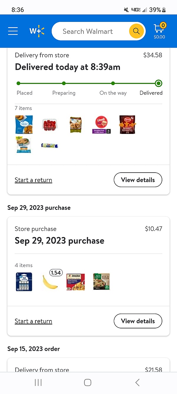 Walmart Grocery Delivery Reviews - 618 Reviews of Grocery.walmart.com