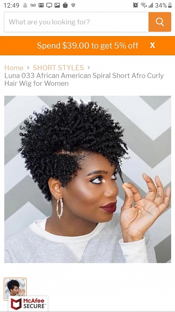 luna curly wigs