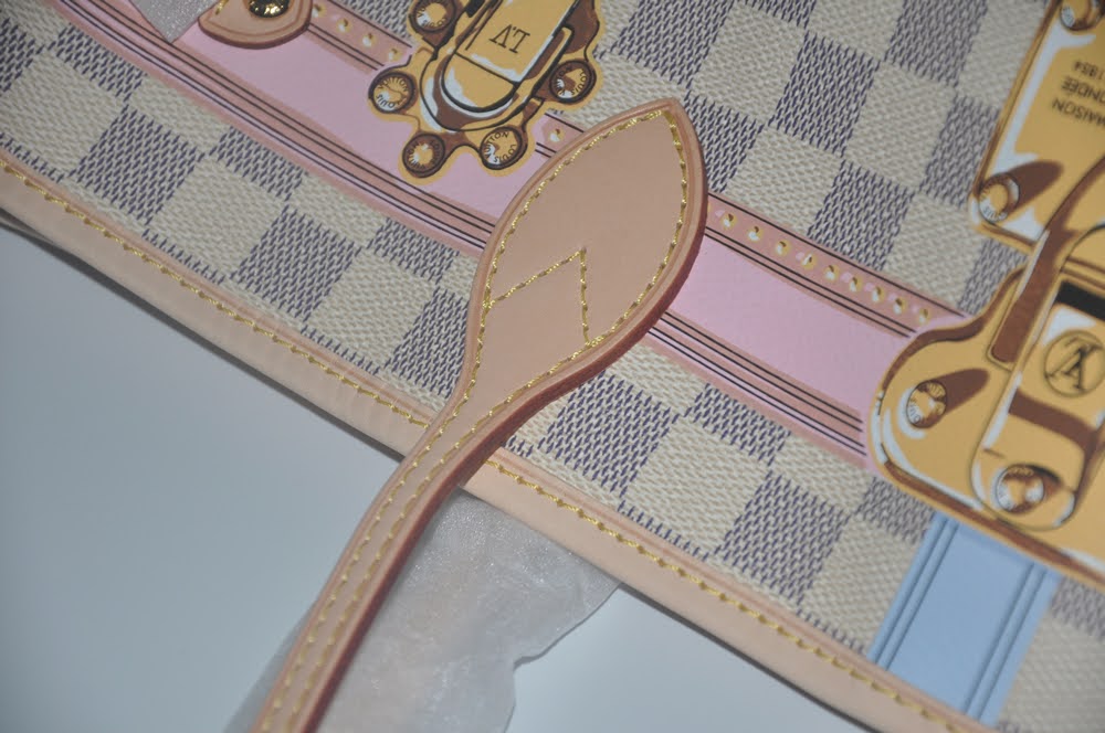 Louis Vuitton - Rare Damier Azur Summer Trunks Pochette Weekend