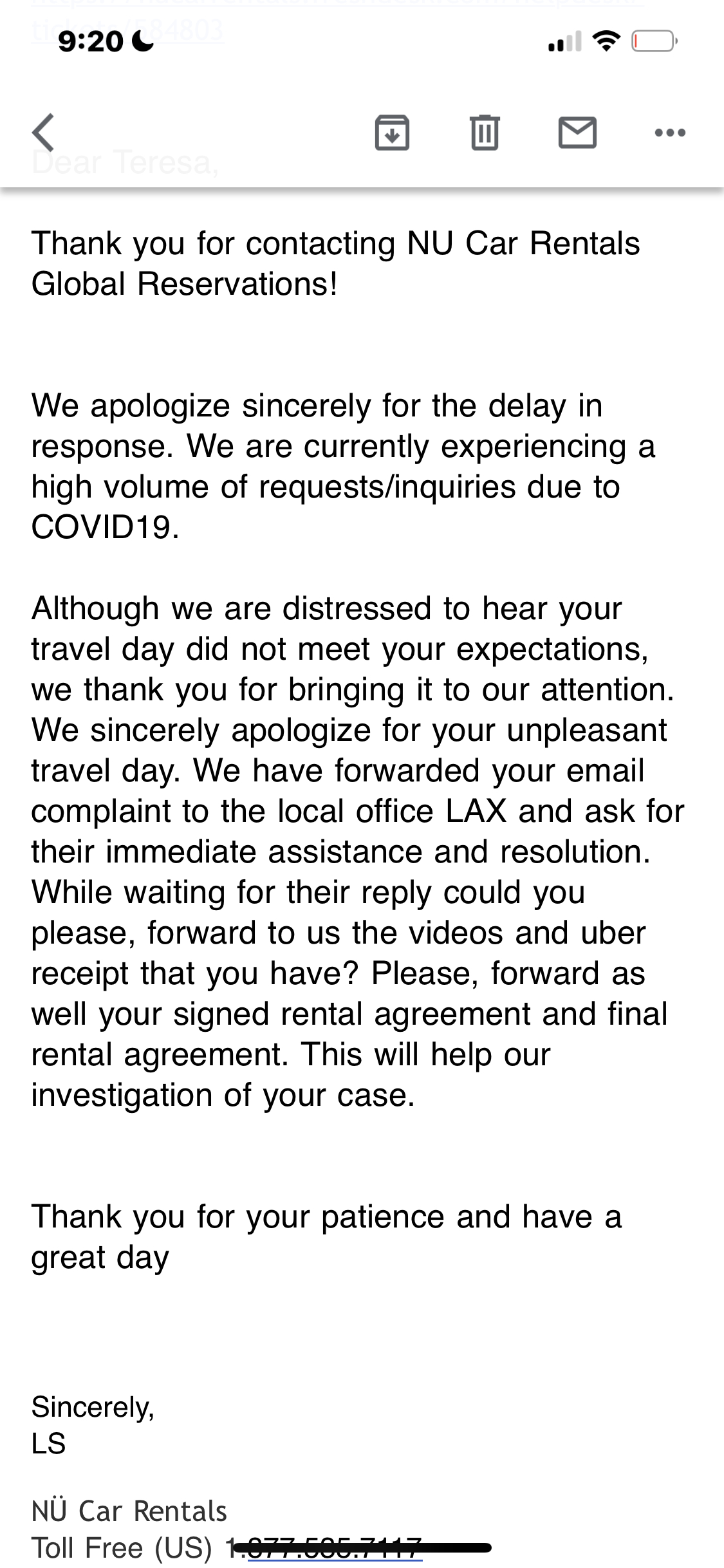 NU Car Rental Reviews 17 Reviews of Sitejabber