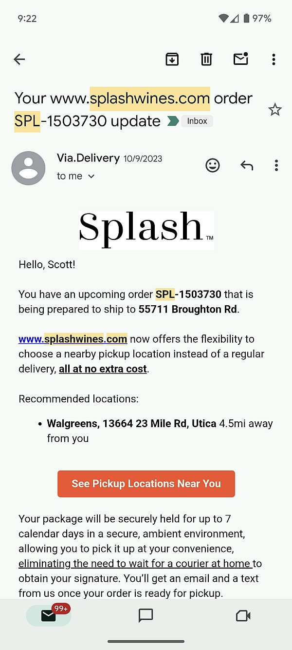 Splash Wines Reviews 226 Reviews of Sitejabber