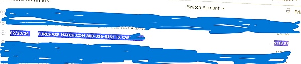 Bank Statement: They took this money from my account the same day they blocked me for life. product 0