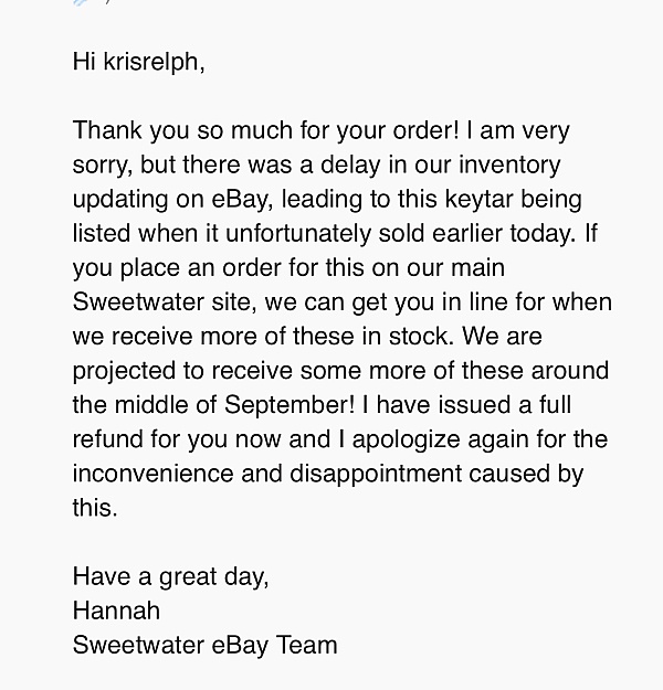 Sweetwater Reviews 1,131 Reviews of Sitejabber