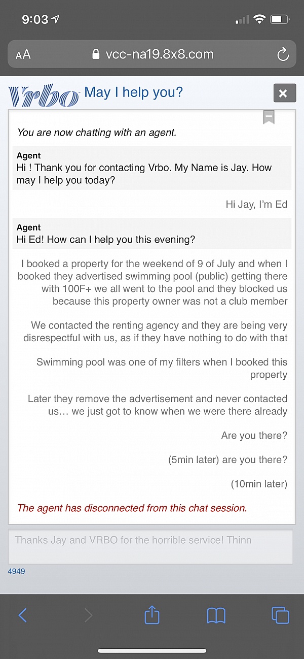 VRBO Reviews 1,480 Reviews of Sitejabber