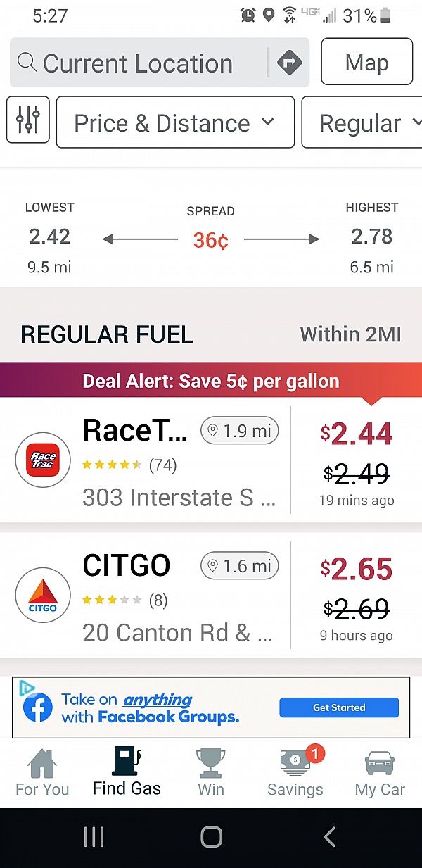 GasBuddy Reviews 357 Reviews of Sitejabber