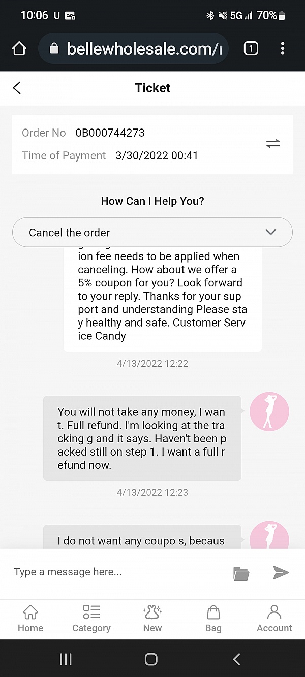 Bellewholesale Reviews 27,879 Reviews of Sitejabber