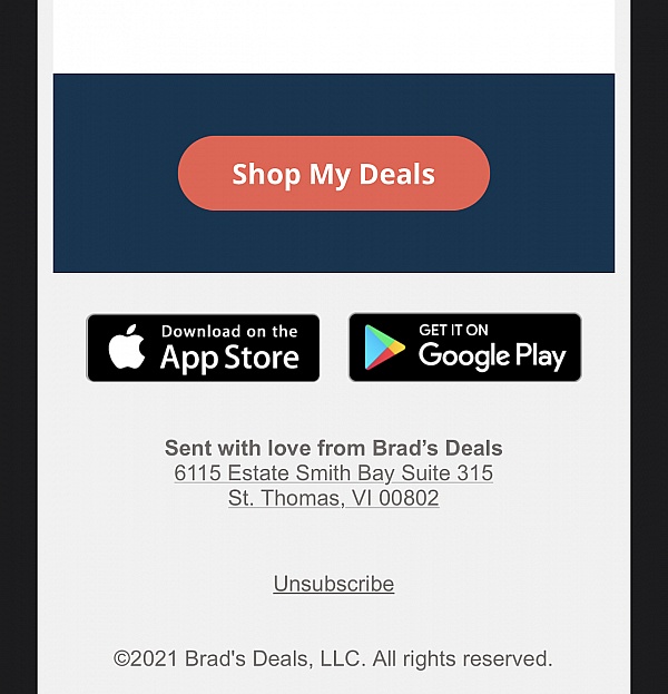 Brad's Deals Reviews 197 Reviews of Sitejabber