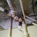 OYO Hotel. Bradford, PA. Shower area, above your head.