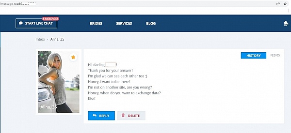 Not on another site, no? Someone is scamming you? product 0
