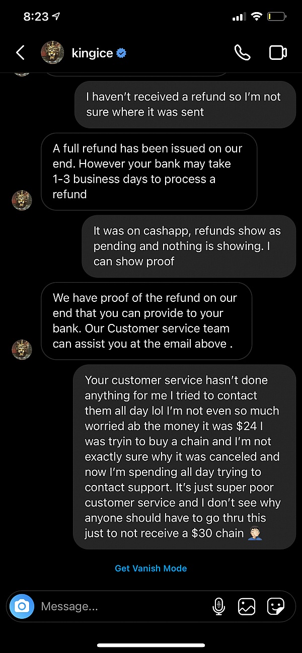 King Ice Reviews 1,373 Reviews of Sitejabber