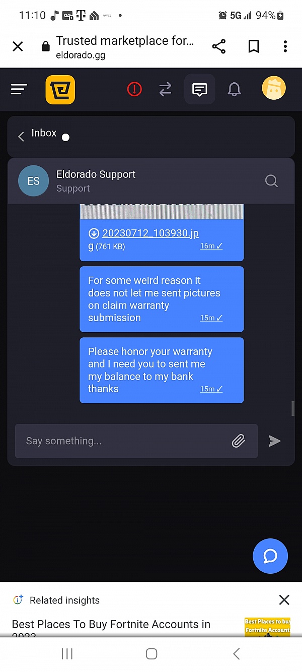 Eldorado Reviews 117 Reviews of Eldorado.gg Sitejabber