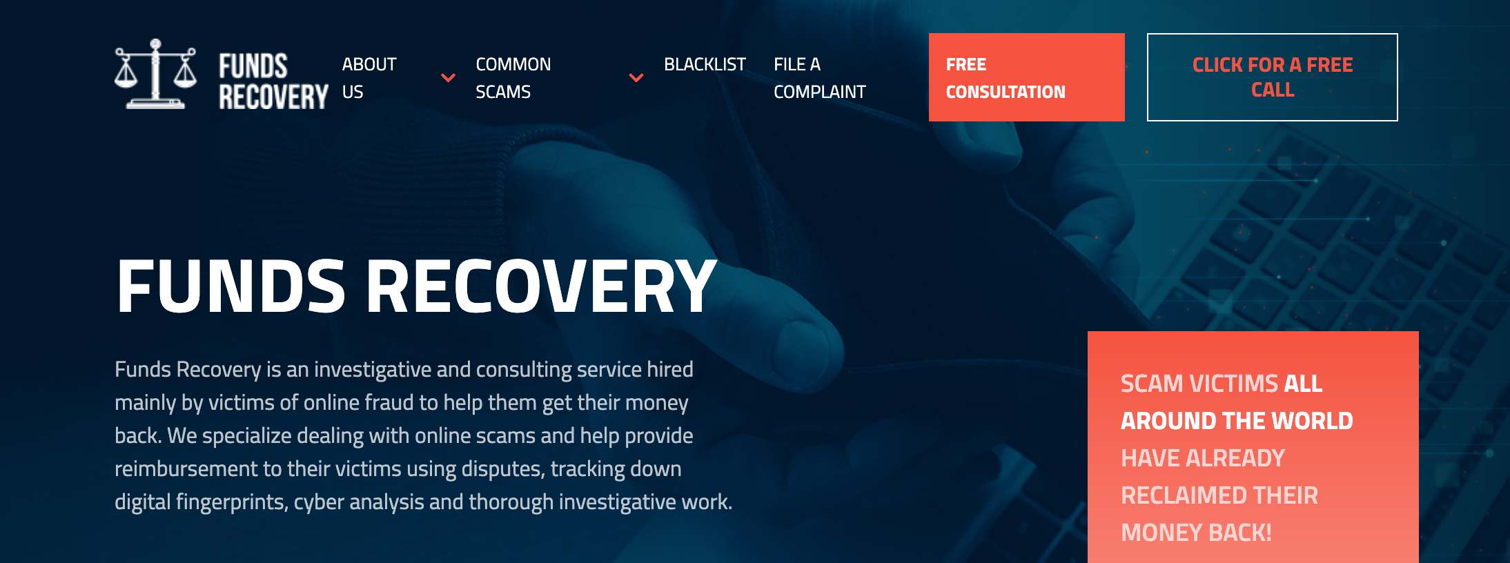 How can I recover money from a scammer?