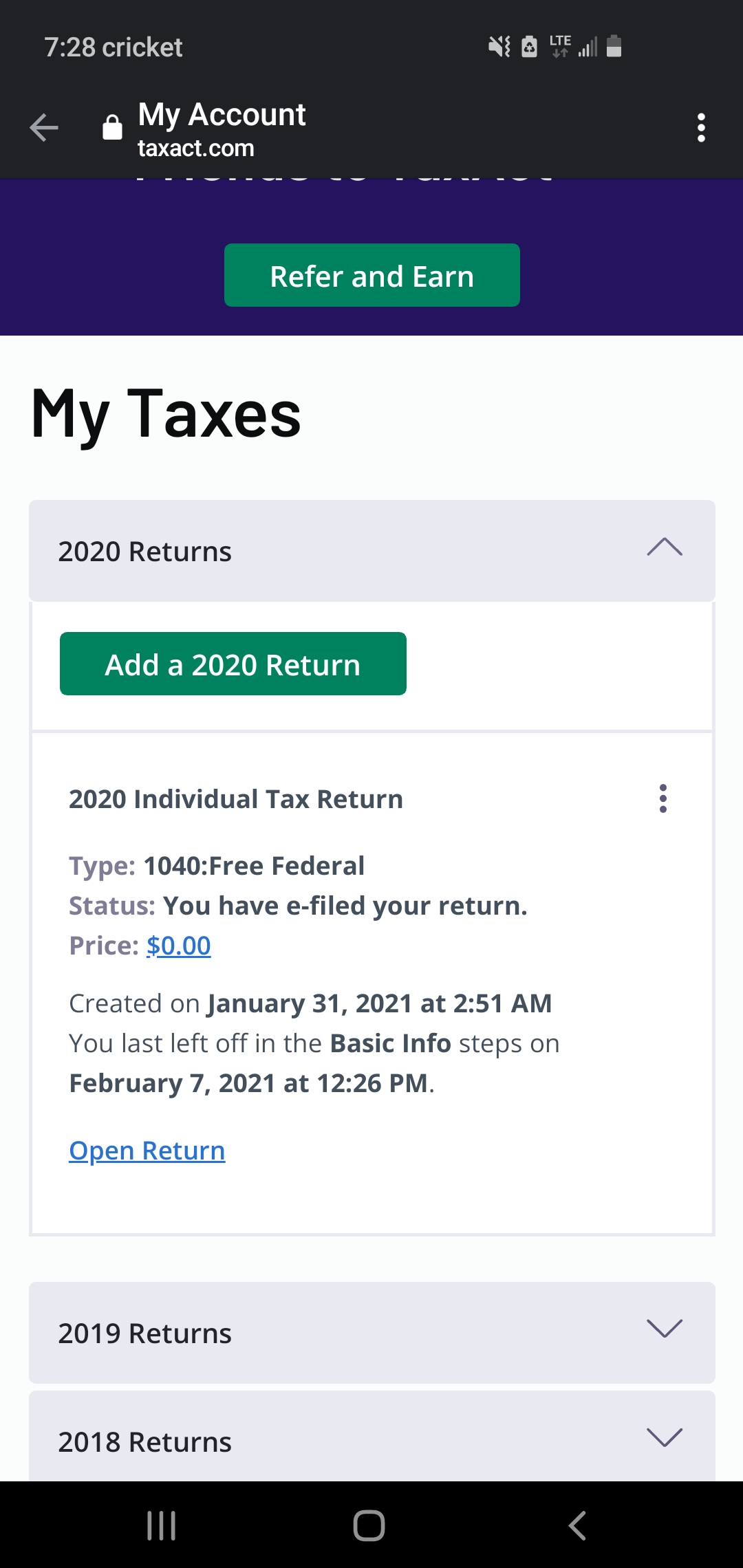 TaxAct 2023 (Tax Year 2022) Review