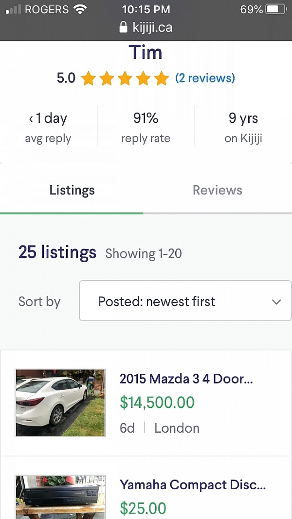 Kijiji Reviews 320 Reviews of Kijiji.ca Sitejabber