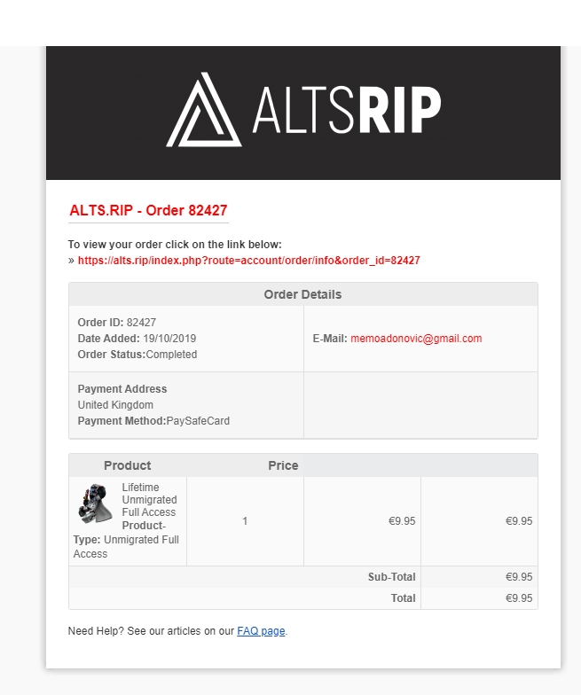 Altsrip Reviews 1 Review Of Alts Rip Sitejabber - how to get robux with paysafecard 2019 working l