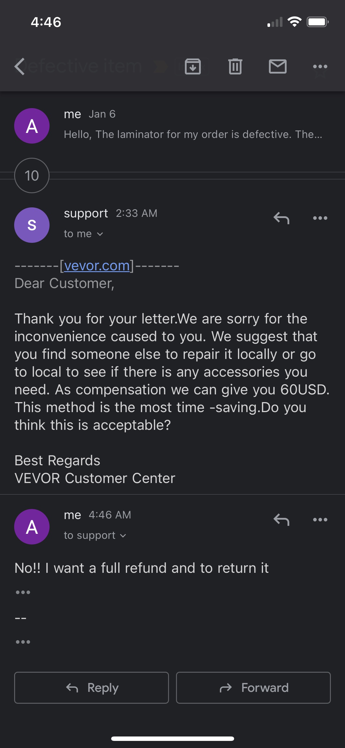 Vevor Reviews 888 Reviews of Sitejabber