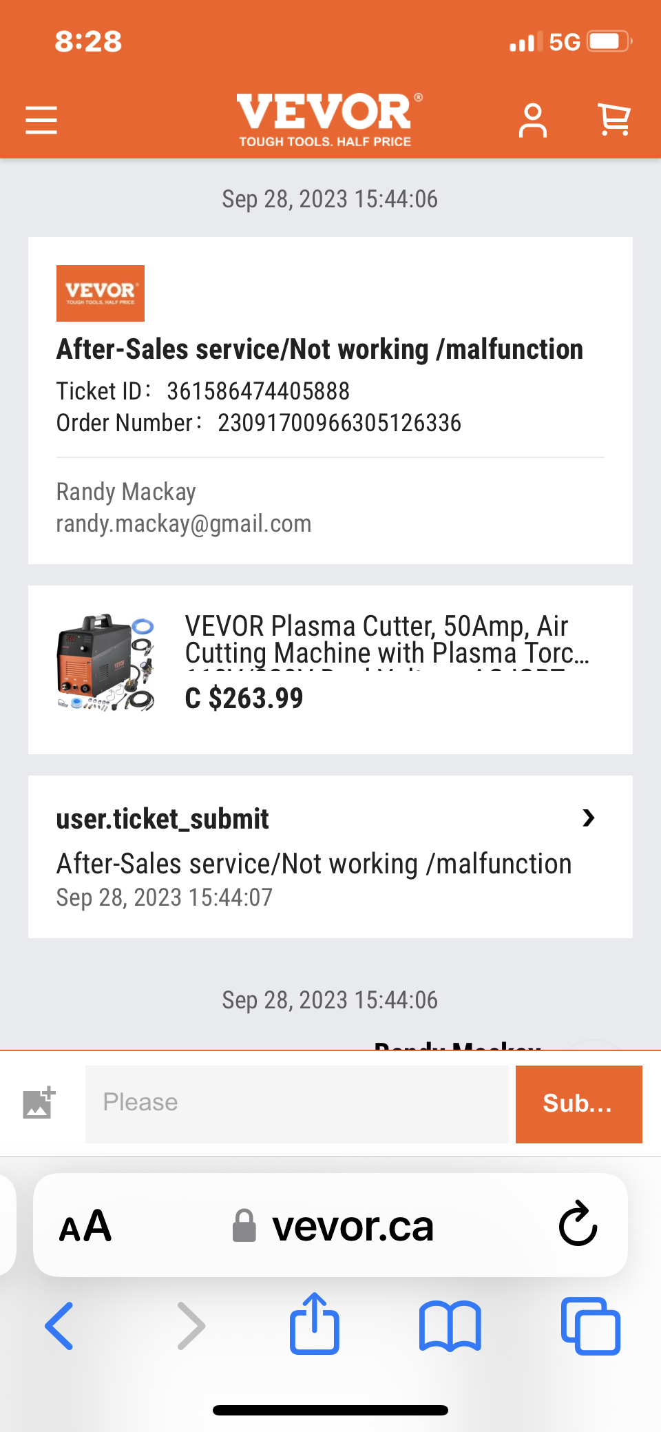 Vevor Reviews 272 Reviews of Sitejabber