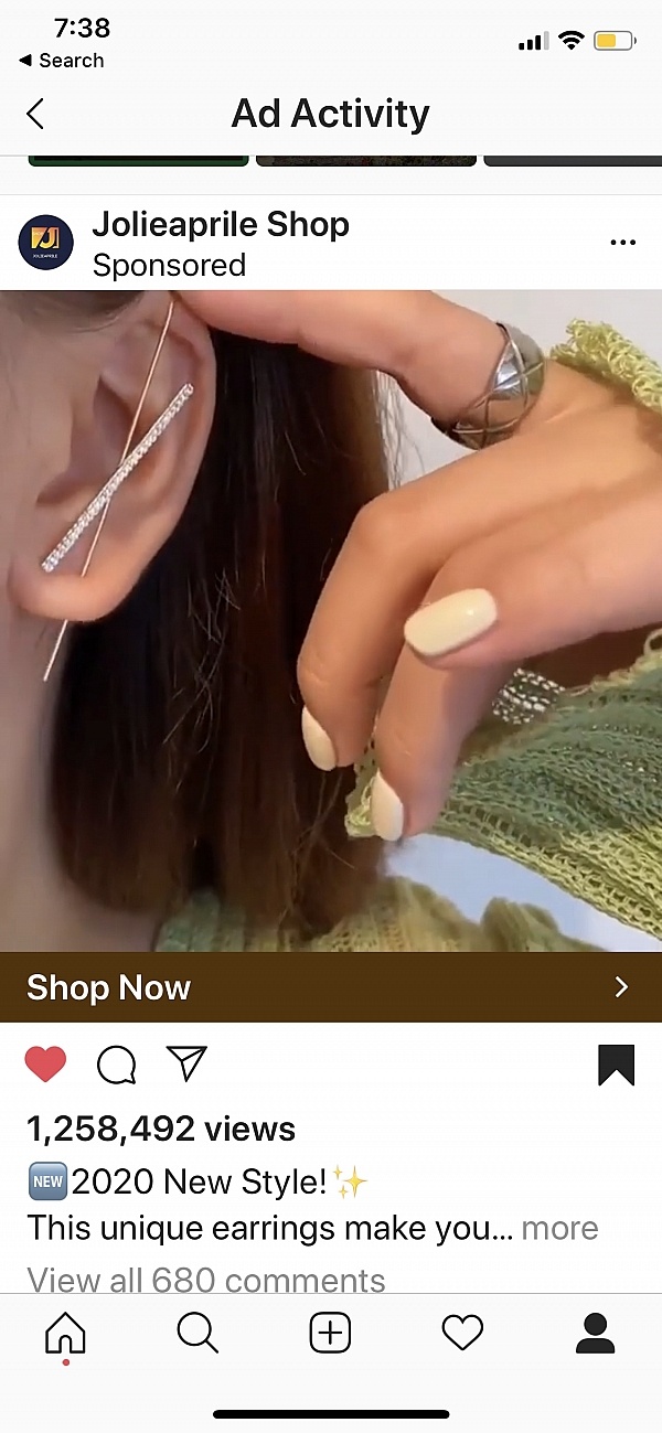 earrings to wear in second hole