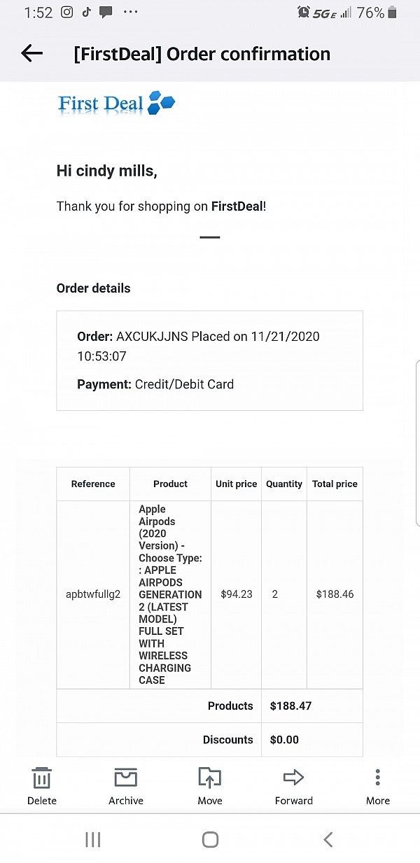 First Deal Outlet Reviews 29 Reviews of Sitejabber