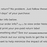 There are no FREE returns! This is a scam! They will offer you 10% refund or exchange. These are not shoes you are going to want to exchange for anything but your money back! Which you are not going to get.