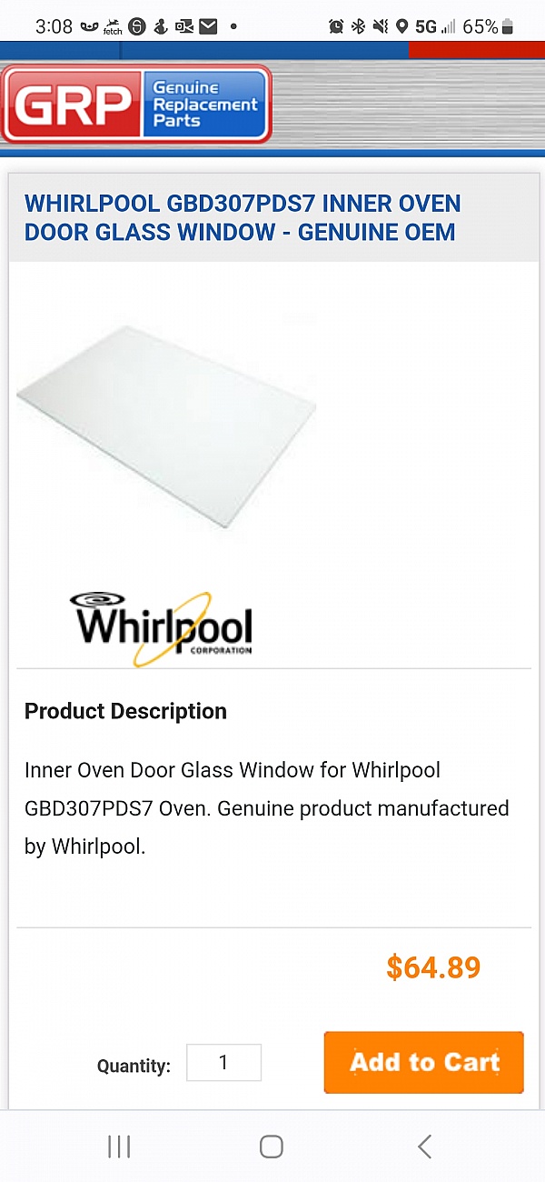 Genuine Replacement Parts Reviews 29 Reviews of Sitejabber