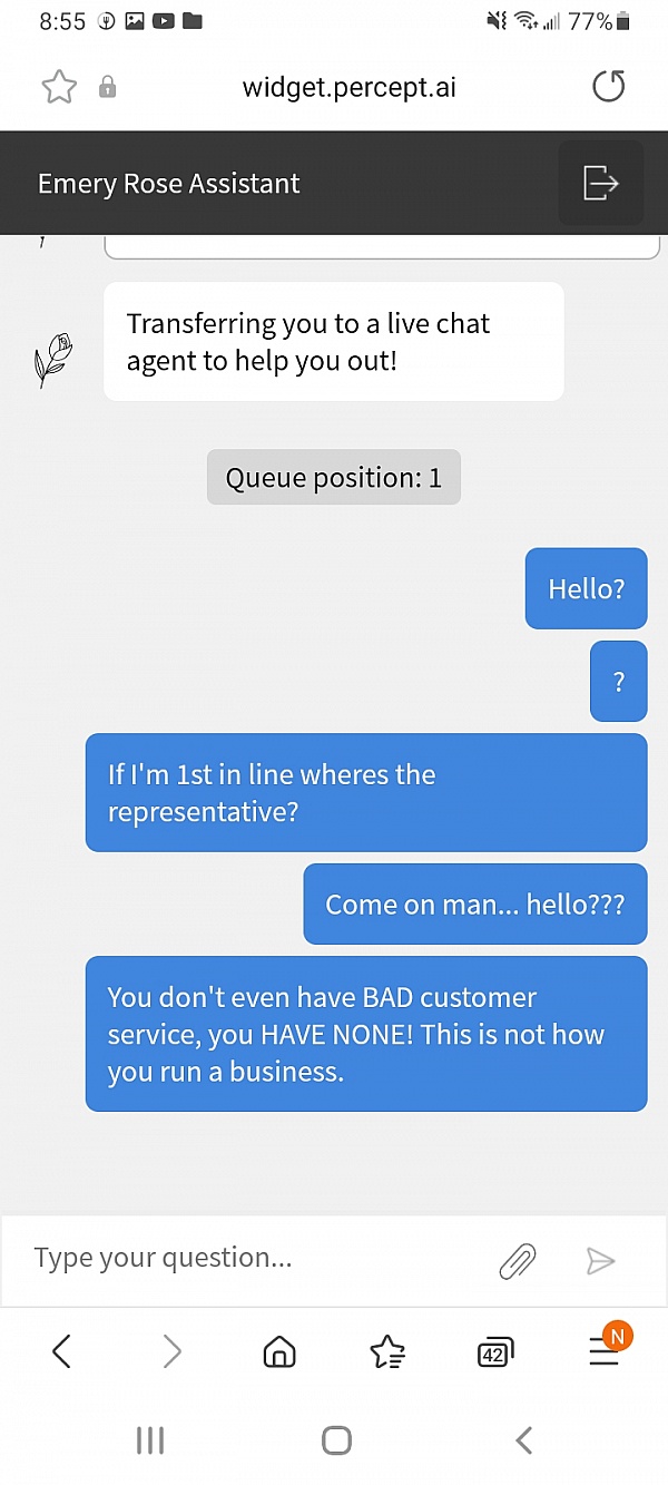 Emery Rose Reviews 2 Reviews of Sitejabber