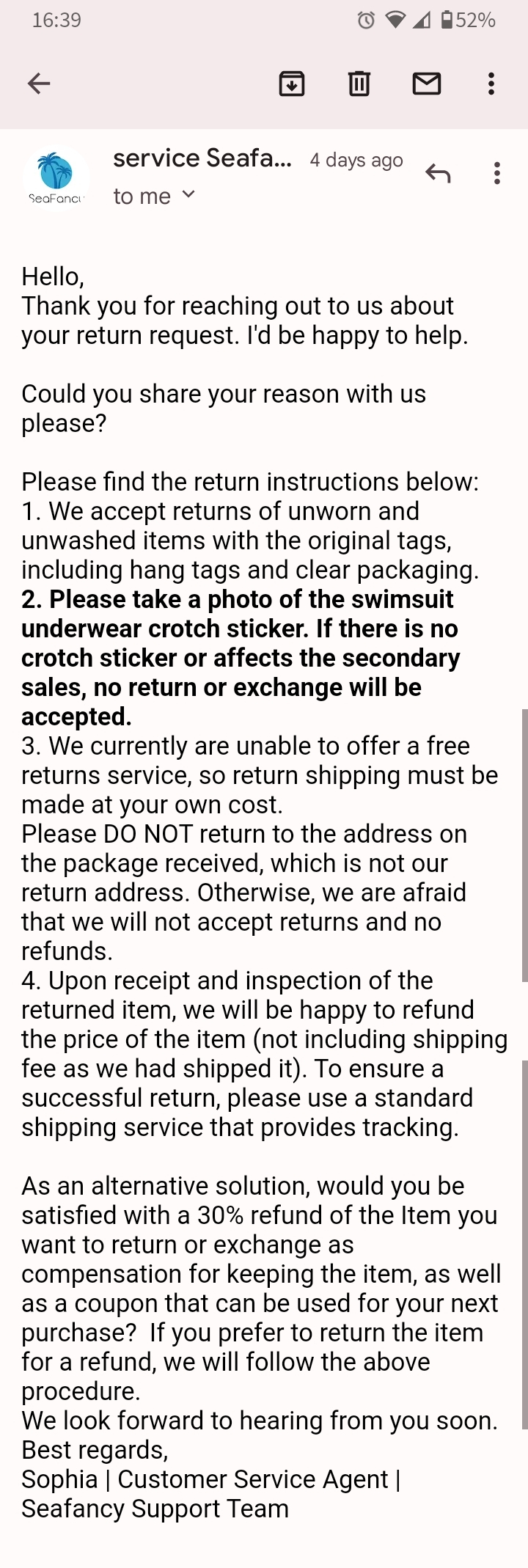 SeaFancy Reviews 5,295 Reviews of Sitejabber