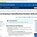 This is the authentic irs.gov website where you can get an EIN for free in a 5 minutes.