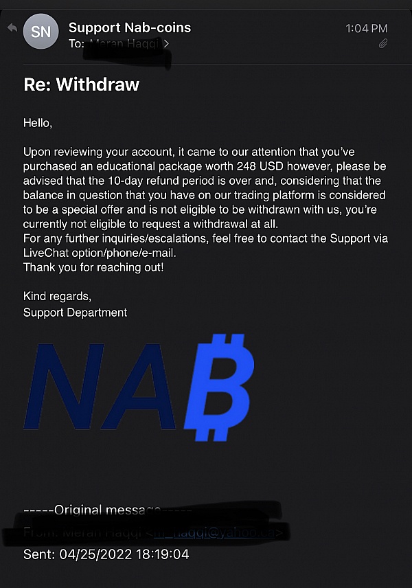 Nabcoins Reviews 41 Reviews of Sitejabber