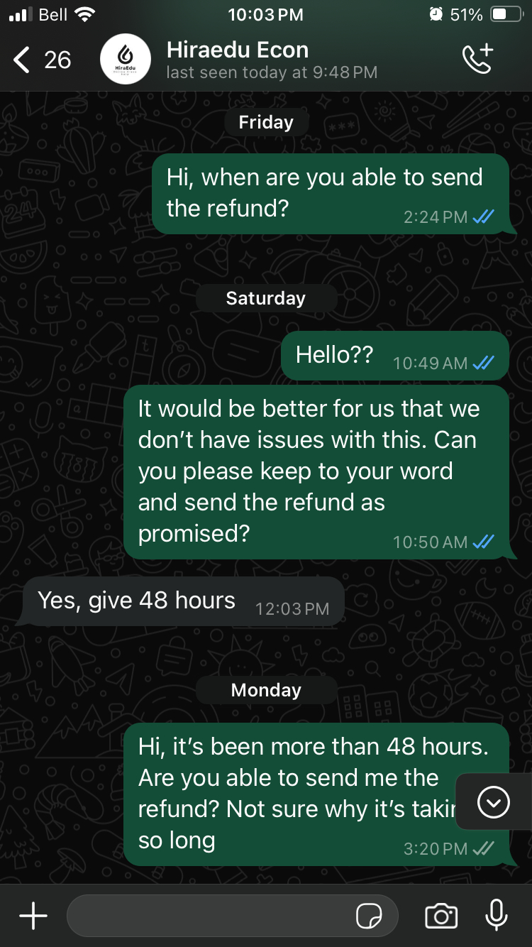 Hira Edu Reviews 15 Reviews of Sitejabber