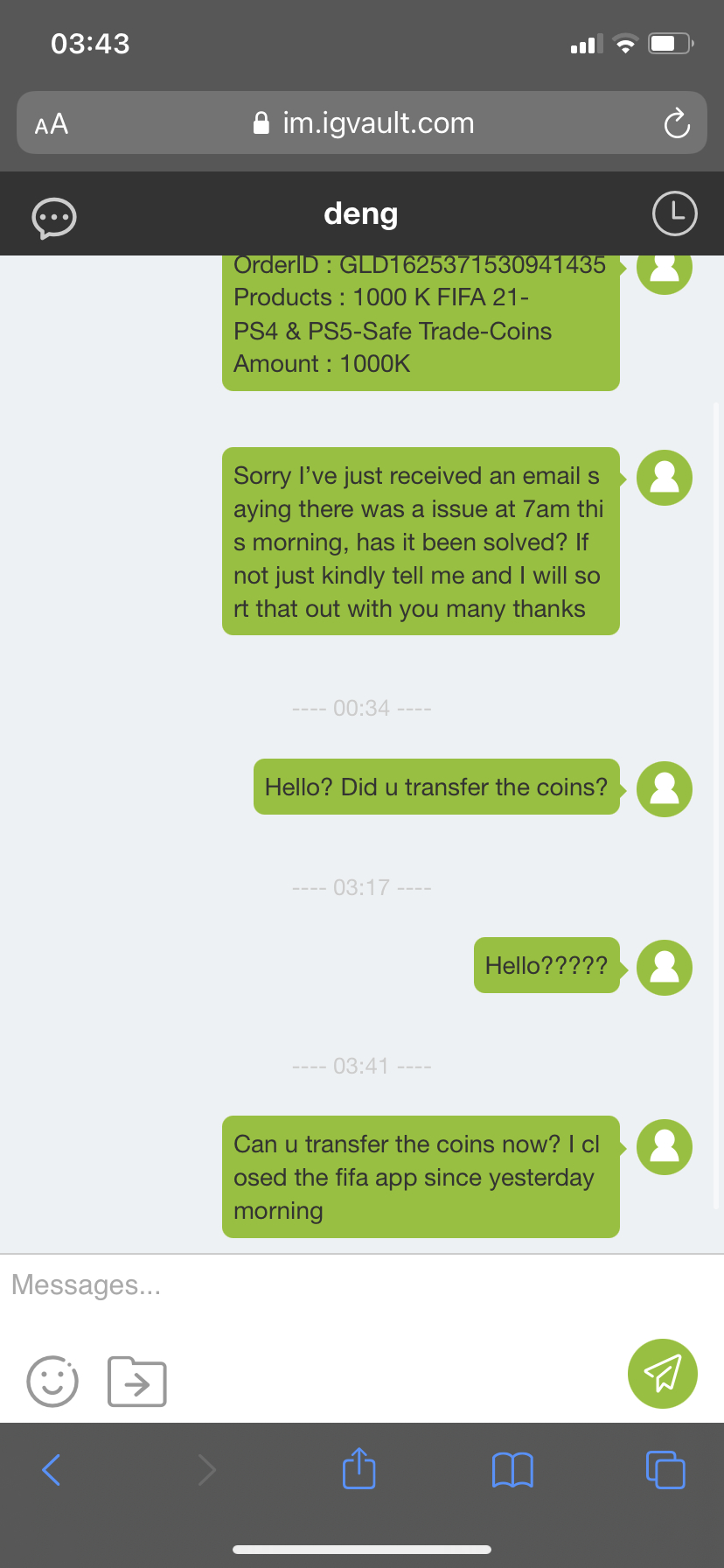 IGVault Reviews 462 Reviews of Sitejabber